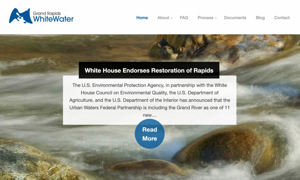 Grand Rapids Whitewater Website