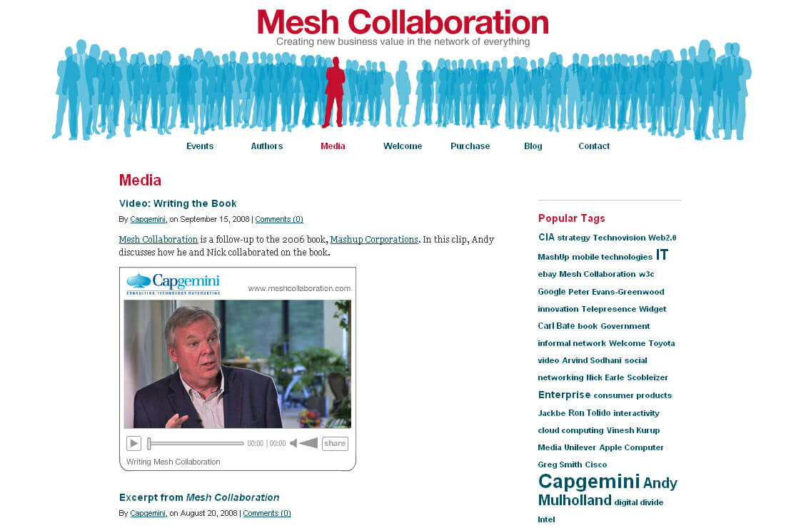 Mesh Collaboration Website