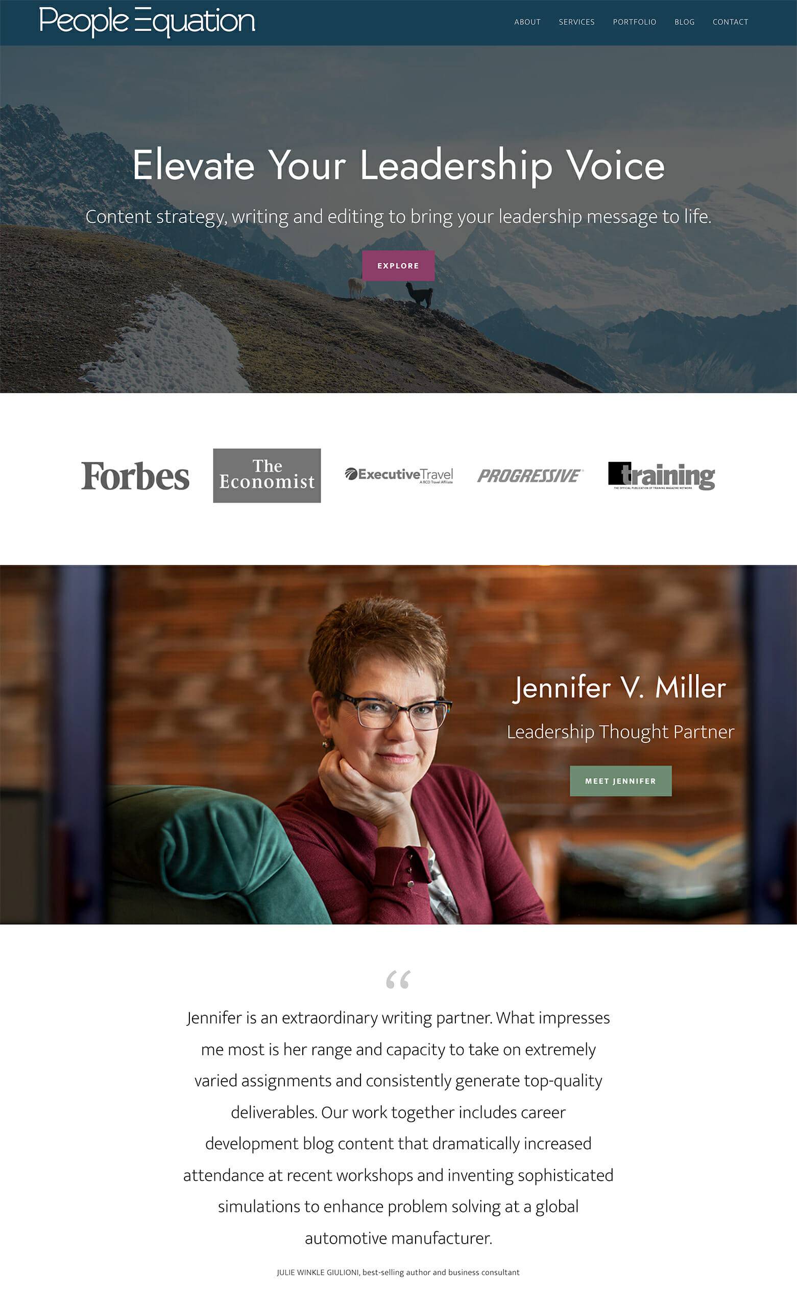 People Equation Website